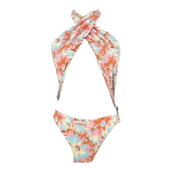 Stone Fox Swim Azalea One Piece in Flower Power NWT - Picture 1 of 5